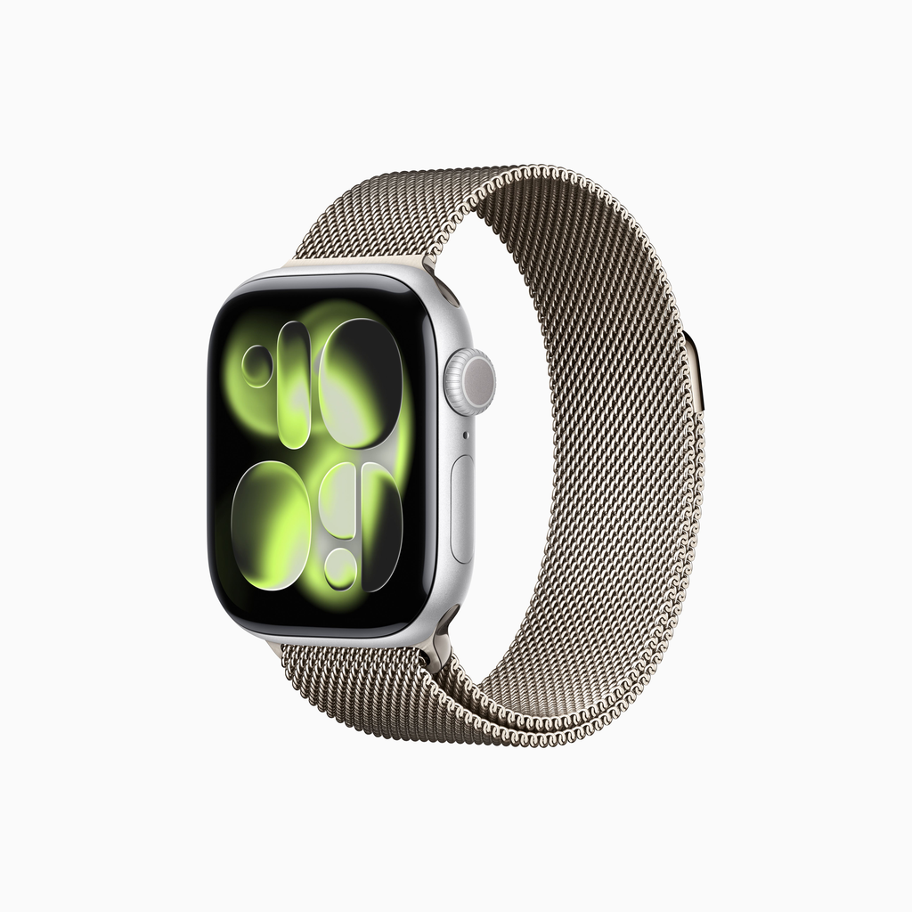 Apple Watch Series 11 Aluminium - Bracelet Milanais en acier inoxydable