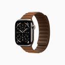 Apple Watch Series 11 Titan - Bracelet à maillons magnétique en textile