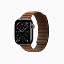 Apple Watch Series 11 Titan - Bracelet à maillons magnétique en textile
