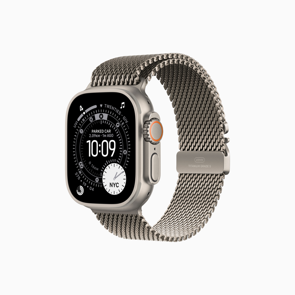 Apple Watch Ultra 3 - Bracelet Milanais en titane