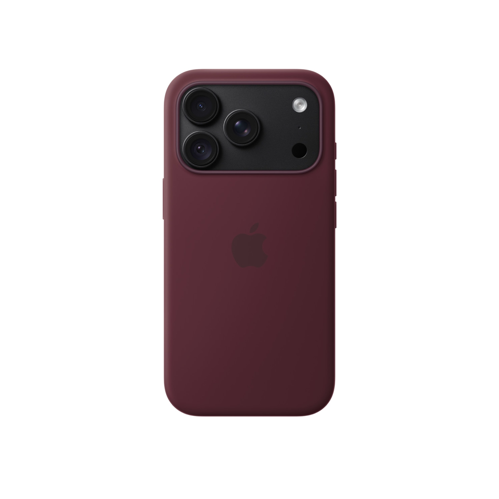 Coque en silicone avec MagSafe pour iPhone 18 Pro (Bordeaux)